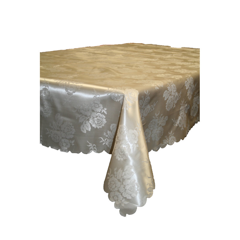 Oglethorpe Tablecloth, 52" W x 70" L, Ivory