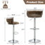Christal Height Adjustable Swivel Bar Stool-1737403384-1737403382