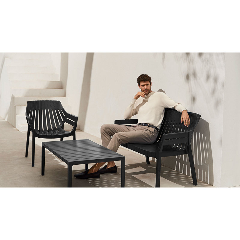 Spritz Coffee Table 23.25" X 37.75", Ecru