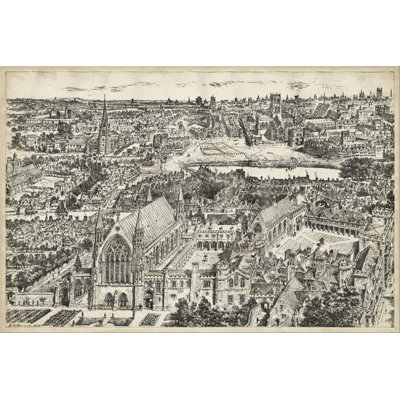 Vue d'oiseau de Londres - Ely Place