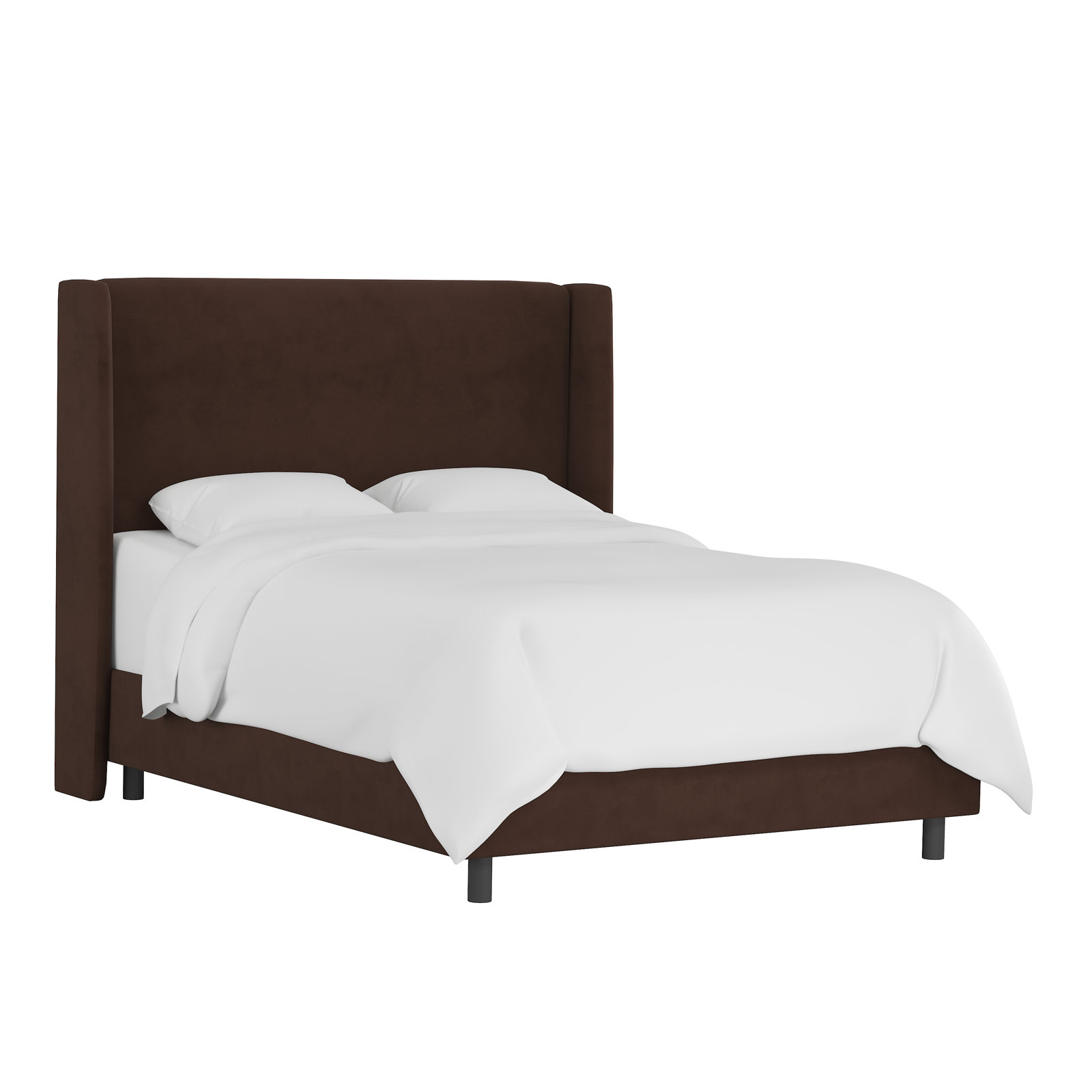 Tilly Upholstered Bed, Full, Classic Chocolate Velvet
