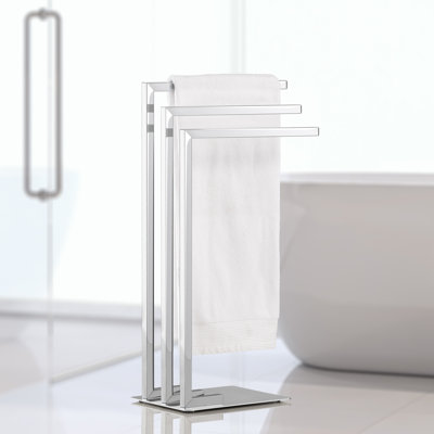 Parc 3-Tier Metal Freestanding Towel Stand For Bathroom