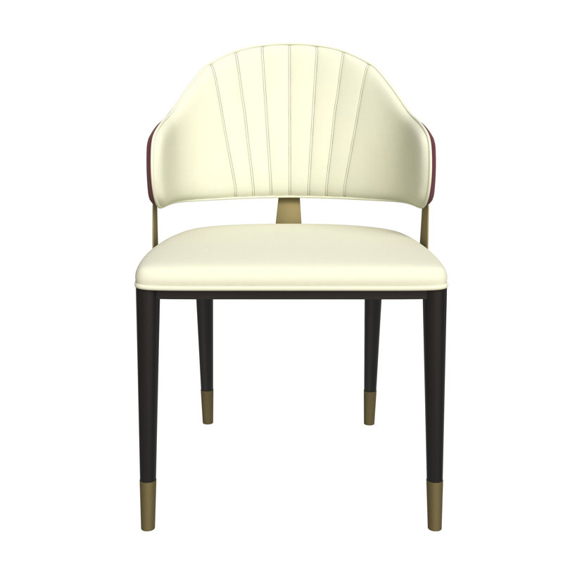 Chaise de salle à manger moderne Hunsaker, Taupe, Simple