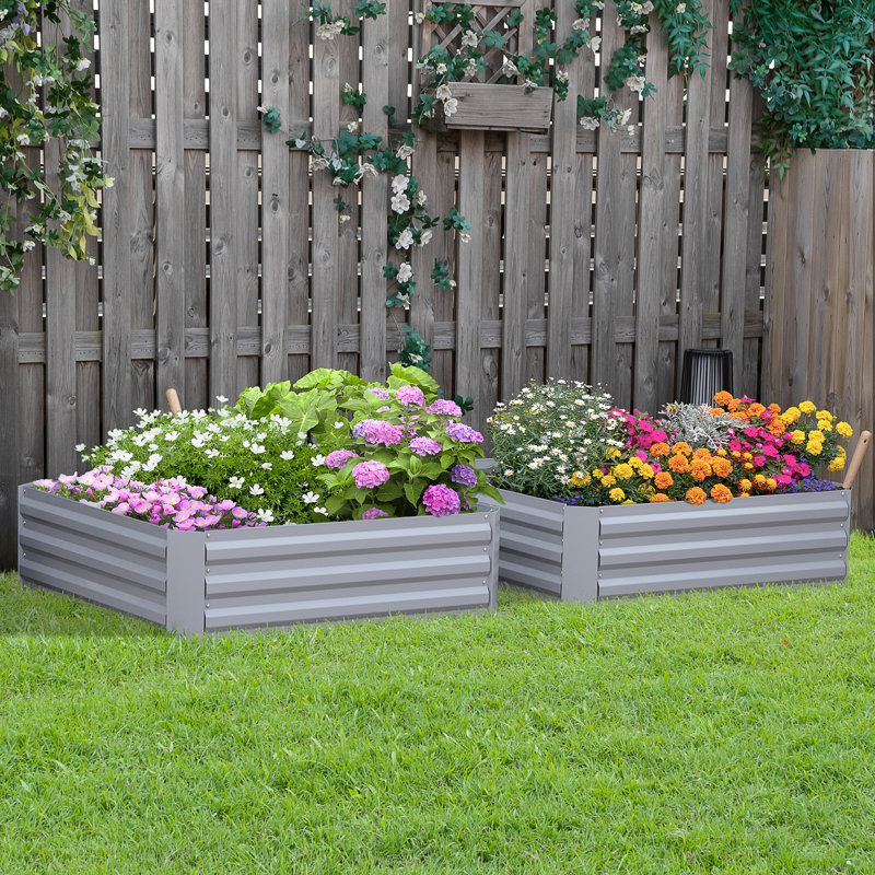 Gilbertsville Metal Raised Garden Bed