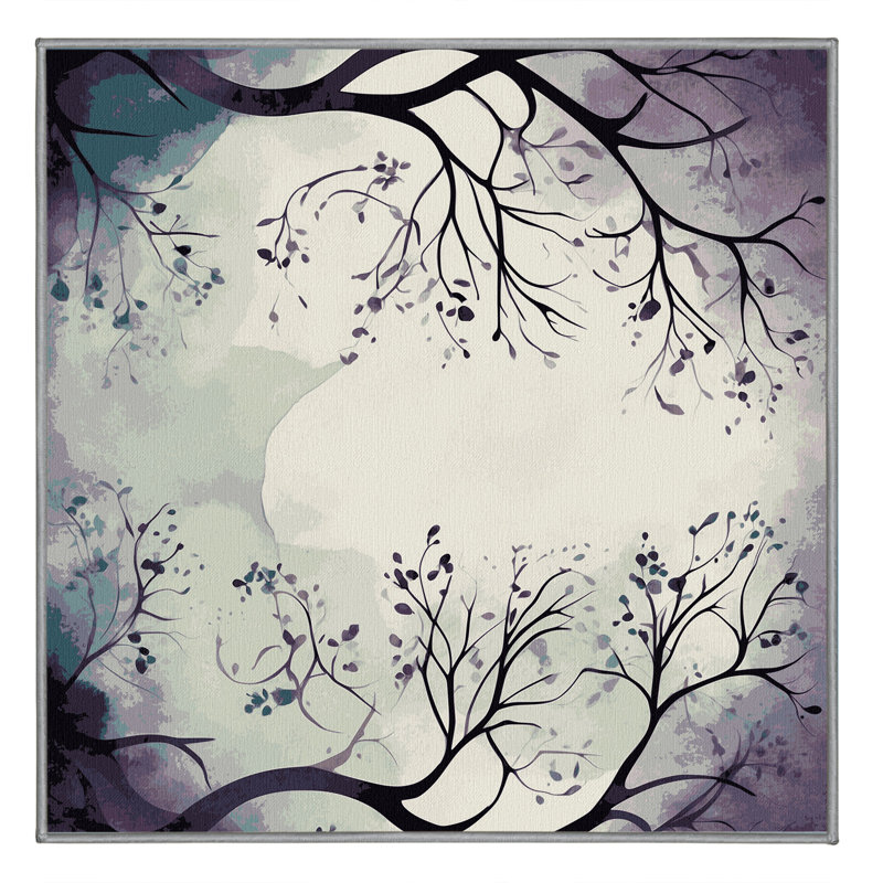 Tapis Enbored Arbor, Carré 3 pi