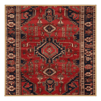 Tapis brun lavable à la machine