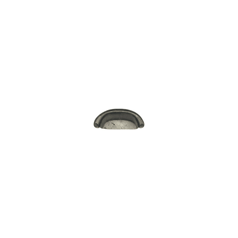 Cup / Bin Pull, White Bronze Medium