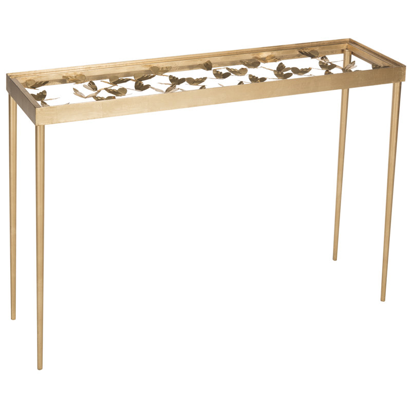 Bryce 106cm Glass Top Console Table