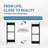 Bathroom Storage In 12 Inch, Floating Bathroom Storage With Soft Close Door
