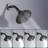 Single Handle 5-Spray Patterns Shower Faucet With High Pressure Shower Head-121882754