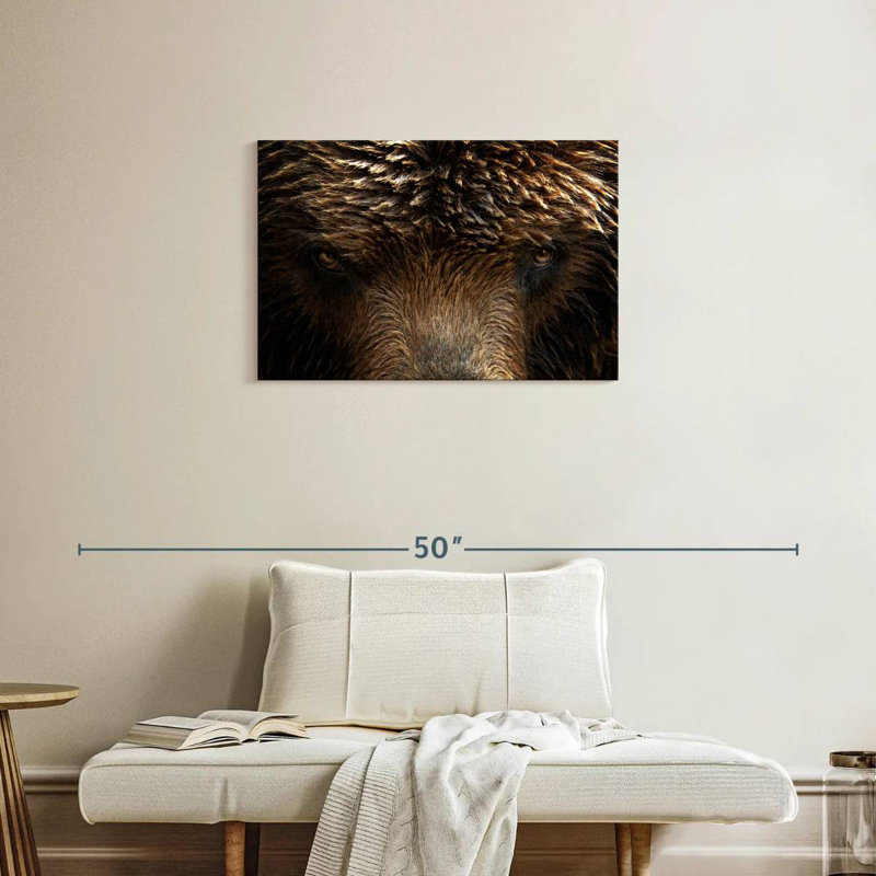 Grizzly Bear Eyes, 20" H x 30" W