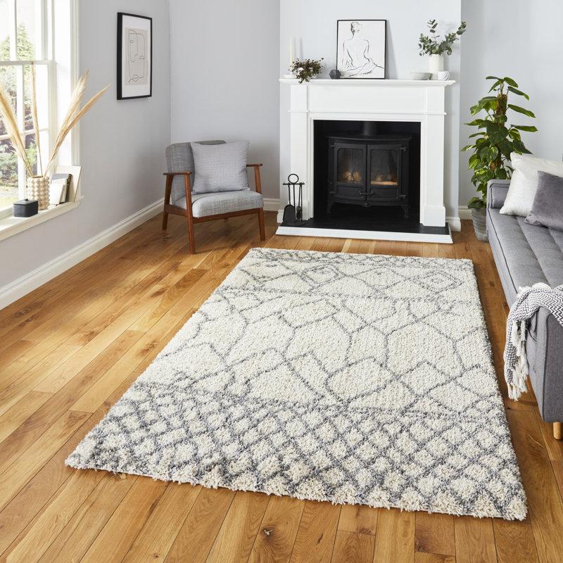 Gemmenne Flatweave Area Rug, Rectangle 160cm x 220cm