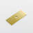 2.25" Modern Brass Rectangular Backplate