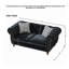 Canapé 67 po en tissu de velours Chesterfield-1109774988