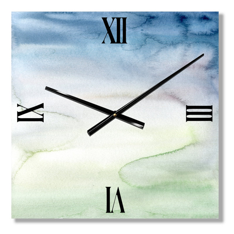 Horloge murale abstraite, Grand
