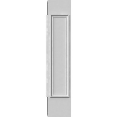 Ekena Millwork Corner Newel Post W/panel In White