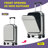 Front Opening Luggage Set 3 Piece