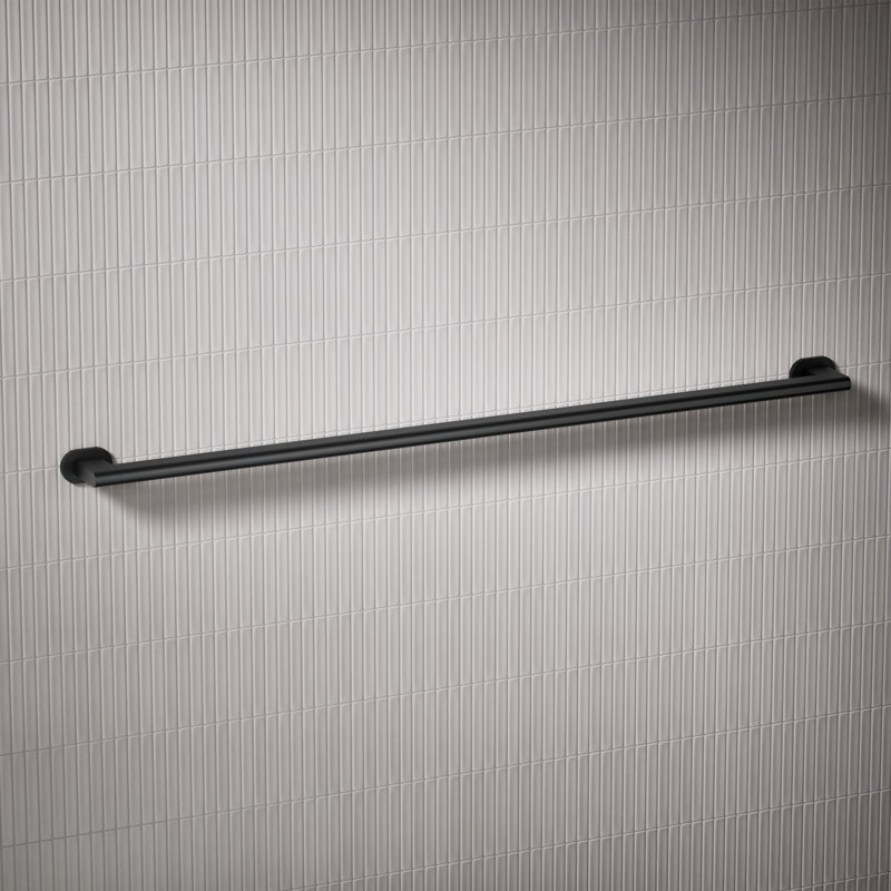 Barre d'appui Belay, Noir mat, H 1,75 po x L 42 po
