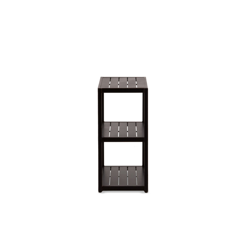 Aluminum Outdoor Parsons Shelf w/ Burnished Bronze Finish
