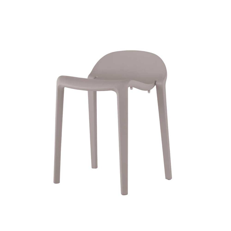 Gardunio 18.1" Low Back Short Stool, Set of 2, Gray