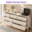 Commode 7 tiroirs Philomena, l 53,1 po-129957384