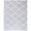 Tapis géométrique gris clair / blanc-1672477140