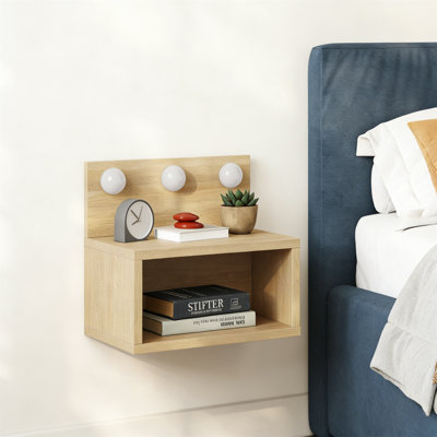 40cm W Manufactured Wood Bedside Table