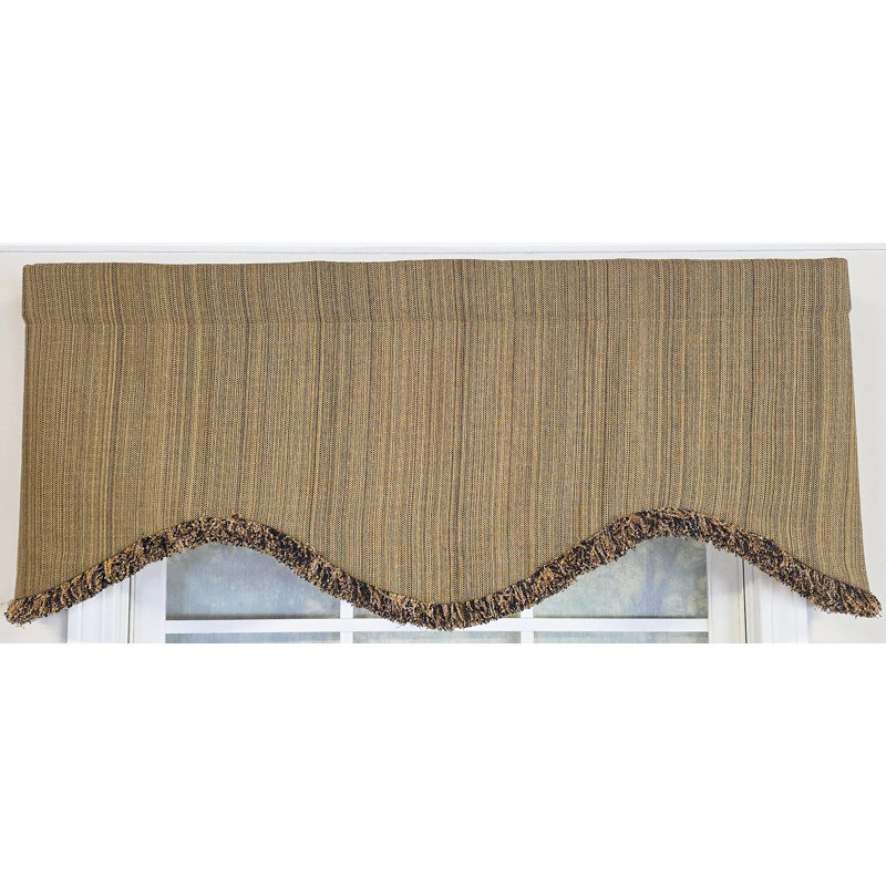  Cantonnière en bois foncé