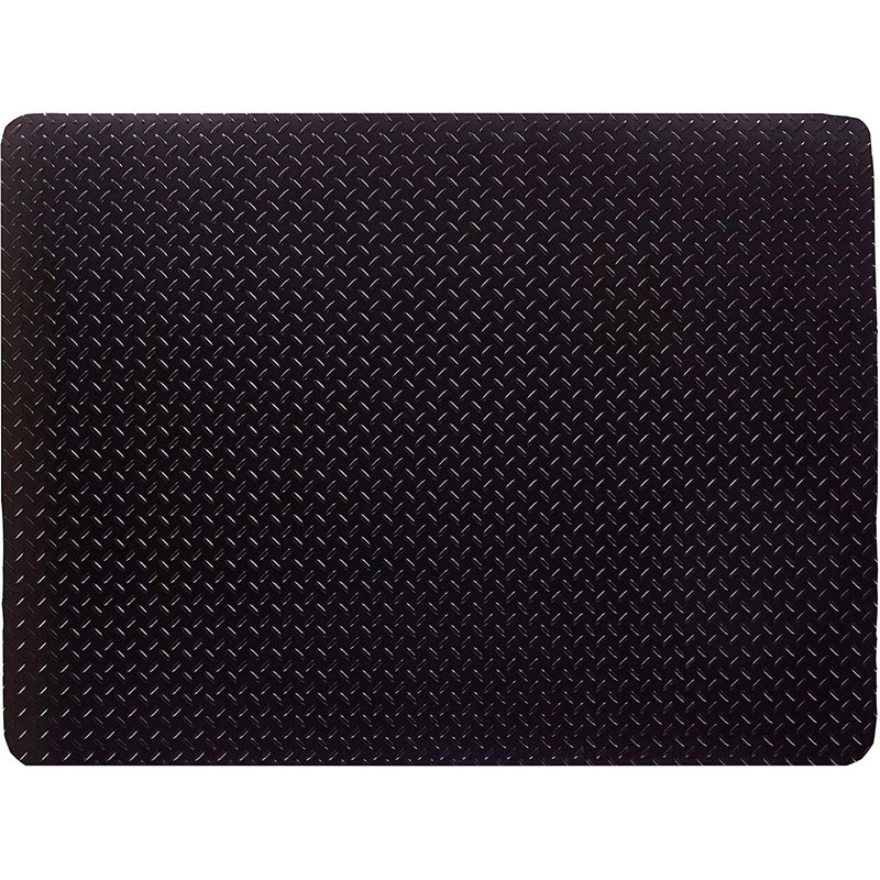 Plastic Non-Stick Dishwasher Safe Grill Grid Mat, Black