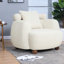 Cloud Soft Accent Chairs, Chenille Fabric 38 Inch Modern Chair For Home