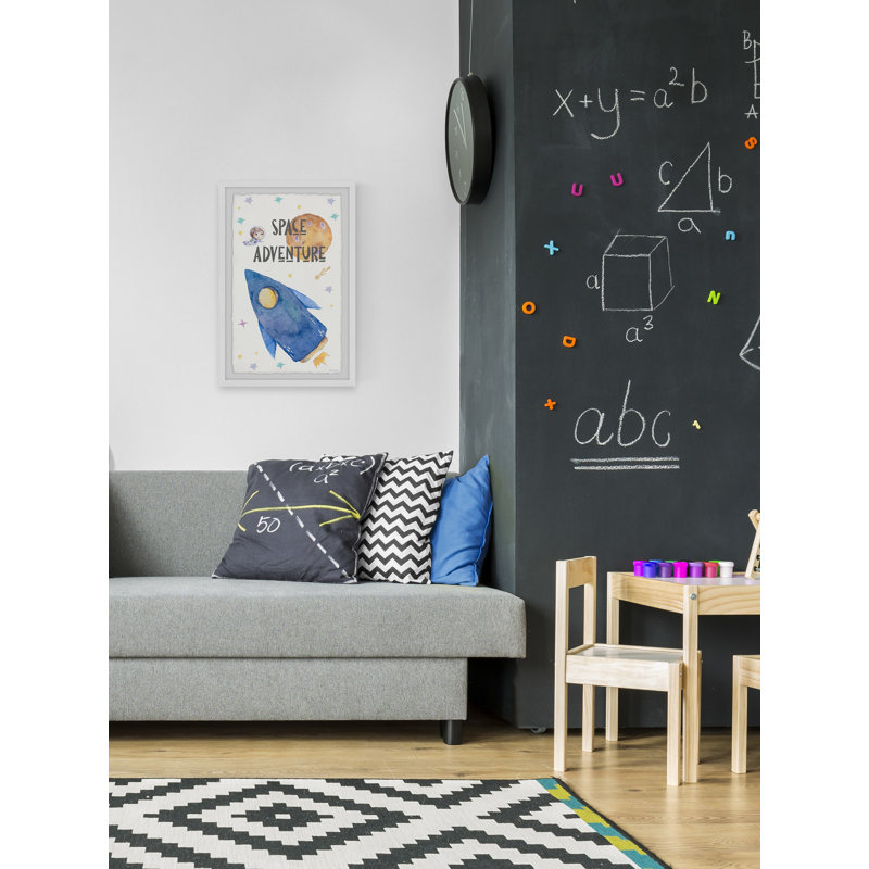 Vickery Space Adventure - Single Picture Frame Painting, 61cm H x 41cm W
