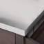 Îlot de cuisine extérieur avec tablette haute, grande table de rempotage d'extérieur avec plateau en acier inoxydable-154468904