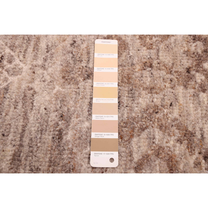 Tapis brun clair Tangier 5 pi 6 po x 8 pi 4 po