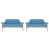 Similicuir bleu