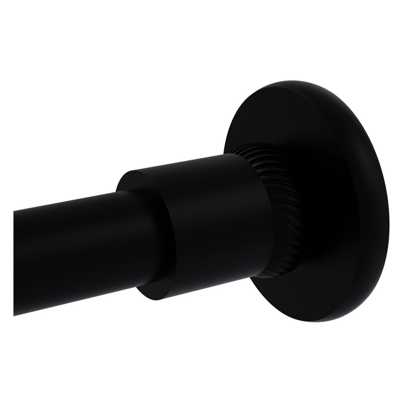 Tringle de rideau de douche Goble, Noir mat