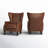 Ameliah Genuine Leather Wingback Chair-207342223