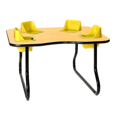 Laminate Adjustable Novelty 4 Students Activity Table