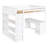 Harmonie 5 Drawer Loft Bed with Built-in-Desk and Bookcase by Harriet Bee-1558337494-1558337489