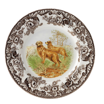 Assiette plate Spode Woods