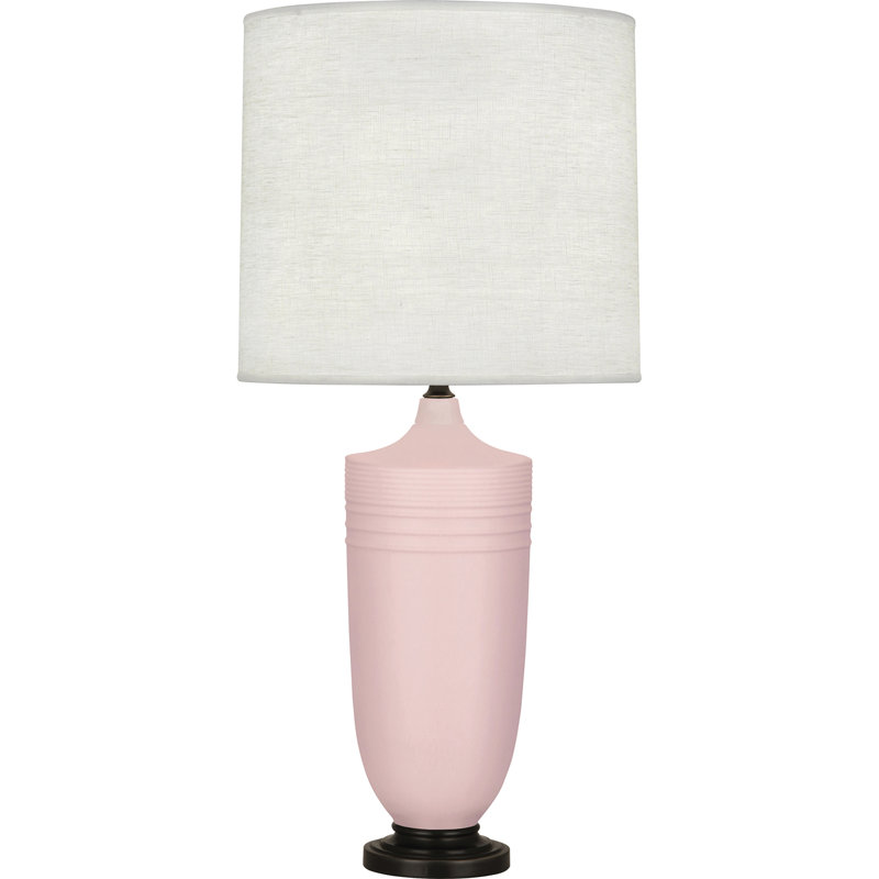 Hadrian Adjustable Table Lamp, Matte Woodrose/Deep Patina Bronze