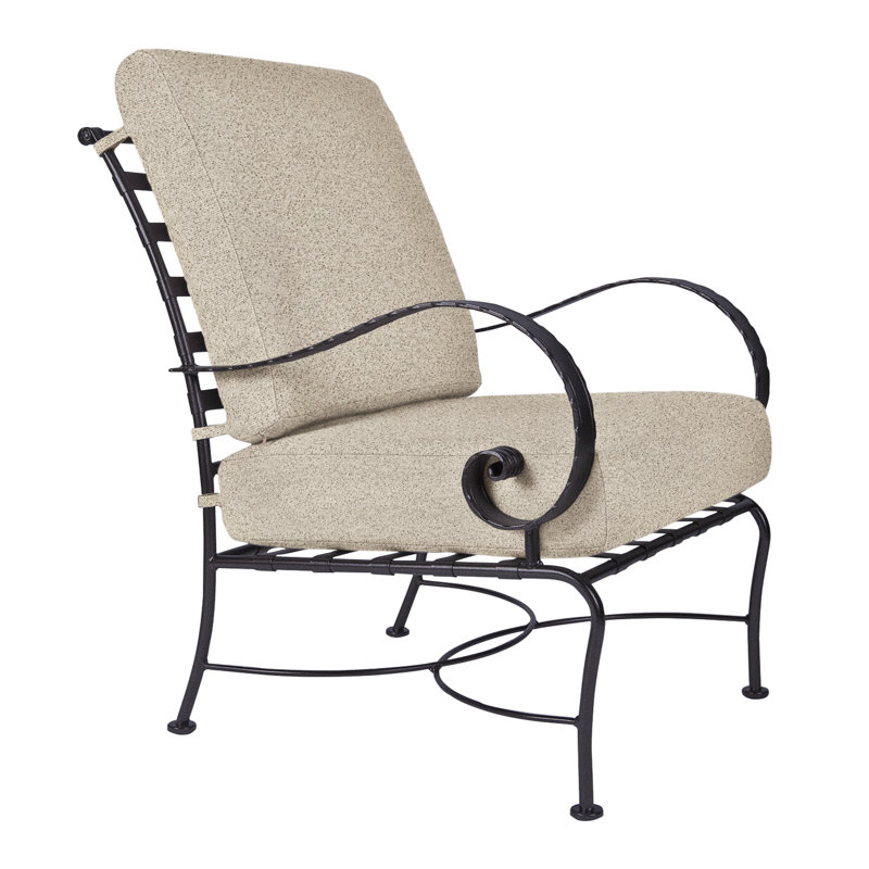 Classico Outdoor Lounge Chair, Graphite, Flagship Stone Sunbrella®