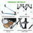 Folding Fishing Chair With Complete Accessories, Portable Camping Chair For Outdoor Fishing, 220Lbs Load-Bearing, Non-Slip All-Terrain Design With Storage Bags (Black)-95422609