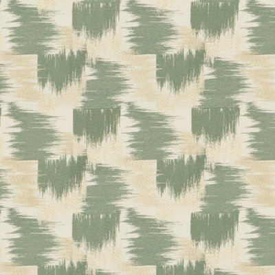 Prism Mandelbrot Emb Fabric - Beige/Jade