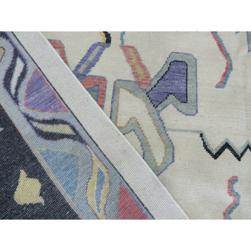 Tapis oriental turc noué à la main 10 x 14 po G10310