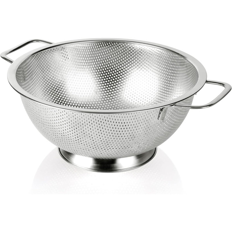Passoire en acier inoxydable de 3 pintes, passoire pour la cuisine, lavable au lave-vaisselle