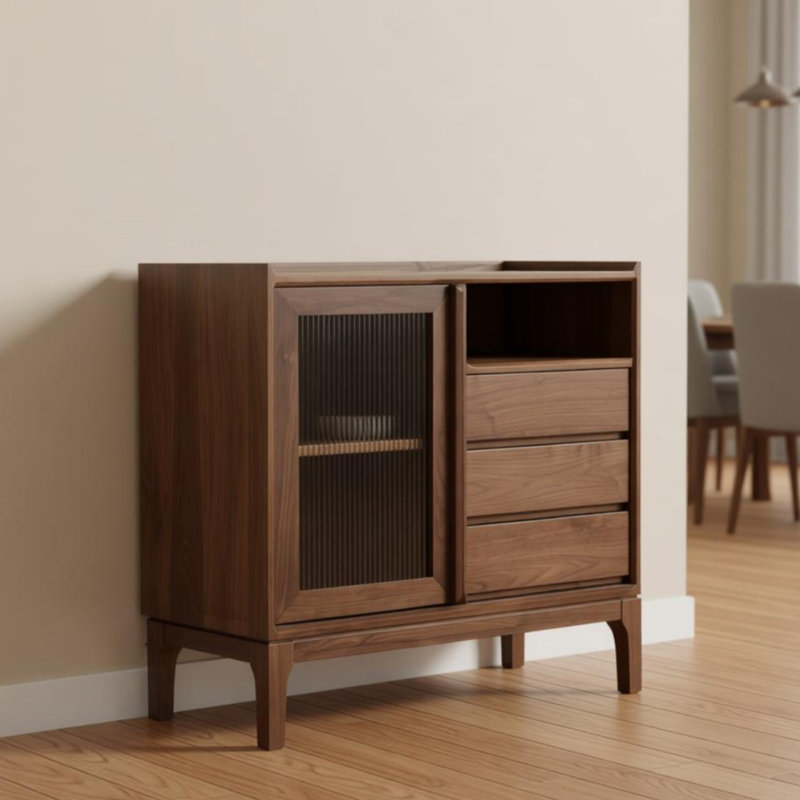 Buffet rétro et simple, 35.43" H x 39.37" W x 15.75" D