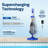 Cordless Handheld Pool Vacuum Cleaner with Telescopic & Extension Poles 9.12ft, 18.5 GPM Suction-110583929