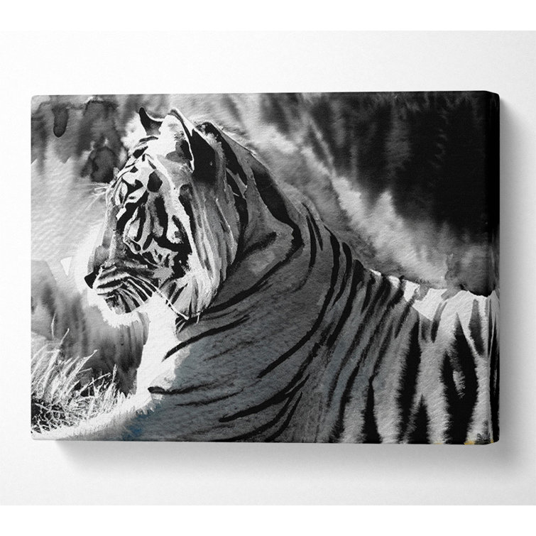 Tiger Resting - Wrapped Canvas Print