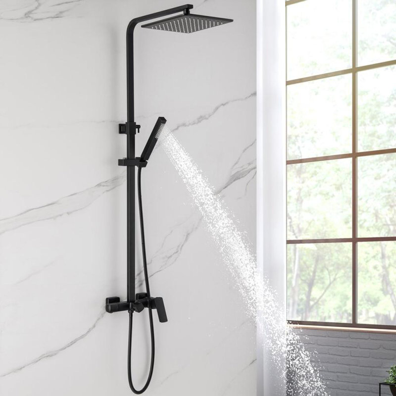 Système de douche complet avec valve brute