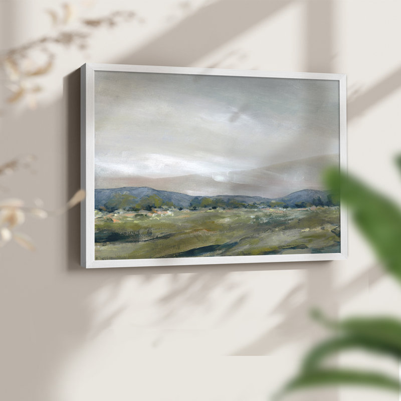 The Spring Coulee -Framed Print - Restickable, H 8 po x l 10 po, Blanc